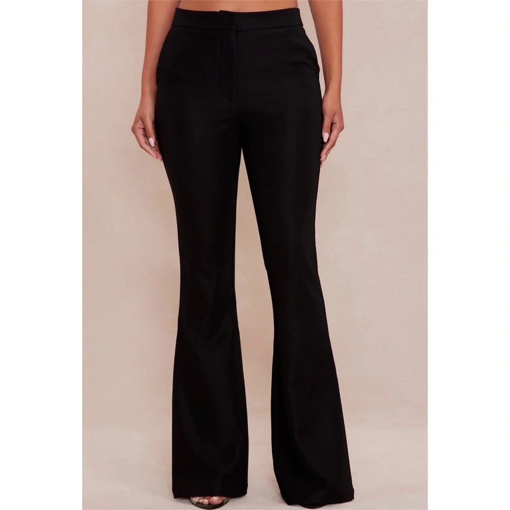 NWT Fashion Nova - Nova Luxe Women’s Denise Black Pant Suit - Picture 5 of 10